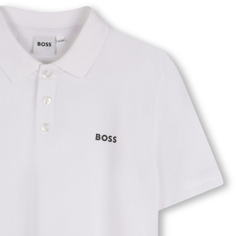 Baumwoll-Poloshirt mit Logo BOSS 
                        JUNGE