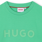 Kurzarm-T-Shirt aus Baumwolle HUGO 
                    JUNGE