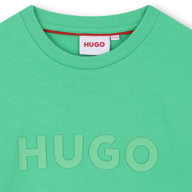 Kurzarm-T-Shirt aus Baumwolle HUGO 
                        JUNGE