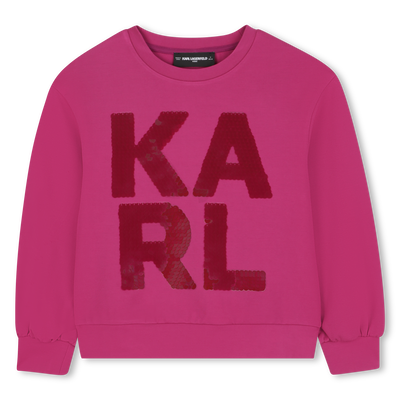 Langärmeliges Sweatshirt KARL LAGERFELD KIDS MÄDCHEN
