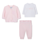 Set aus Hose, Strickjacke und T-Shirt BOSS 
                    M&Auml;DCHEN