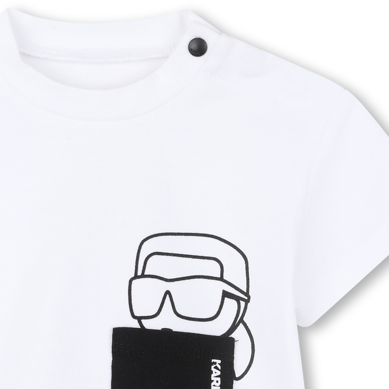 SET AUS T-SHIRT UND HOSE KARL LAGERFELD KIDS 
                        JUNGE