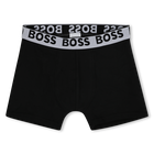 Set mit 3 Baumwoll-Boxershorts BOSS 
                    JUNGE