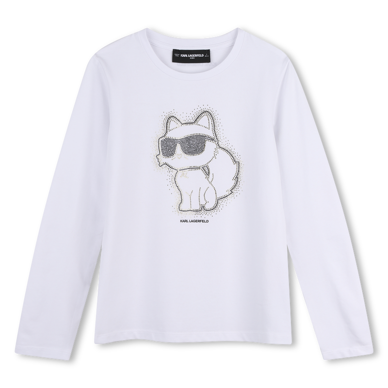 Langarmshirt KARL LAGERFELD KIDS 
                        M&Auml;DCHEN