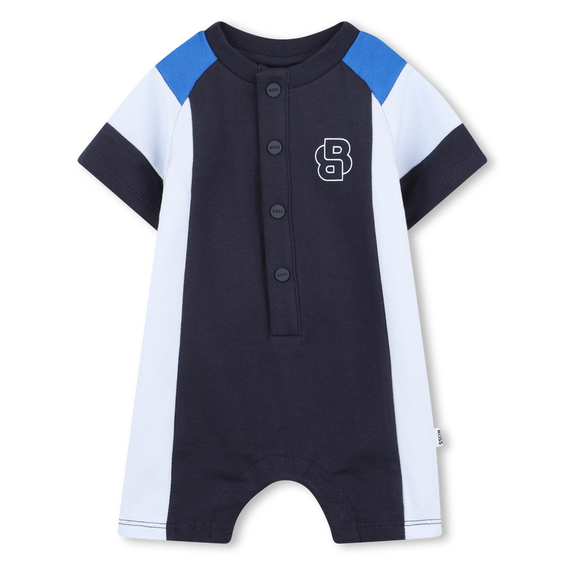 Kurzer, dreifarbiger Overall BOSS 
                        JUNGE