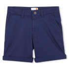 Verstellbare Bermudas aus Twill, MITTELALTERLICHES BLAU, hi-res