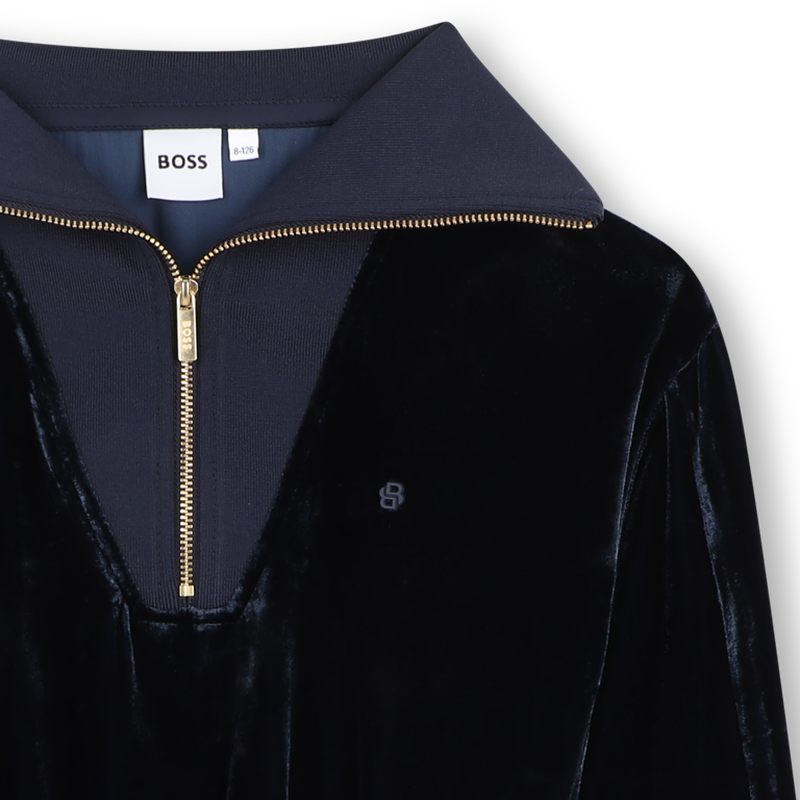 Samtkleid BOSS 
                        M&Auml;DCHEN