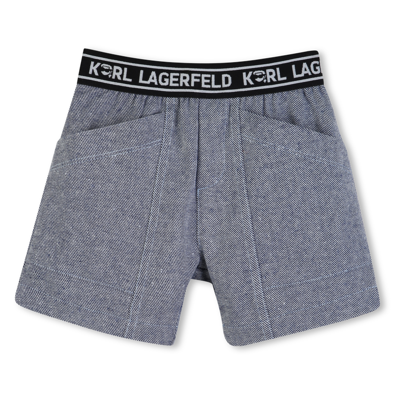 SET AUS T-SHIRT UND SHORTS KARL LAGERFELD KIDS 
                        JUNGE