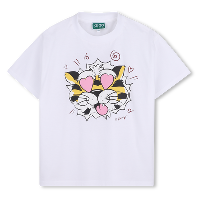 T-Shirt mit kurzen &Auml;rmeln KENZO KIDS UNISEX