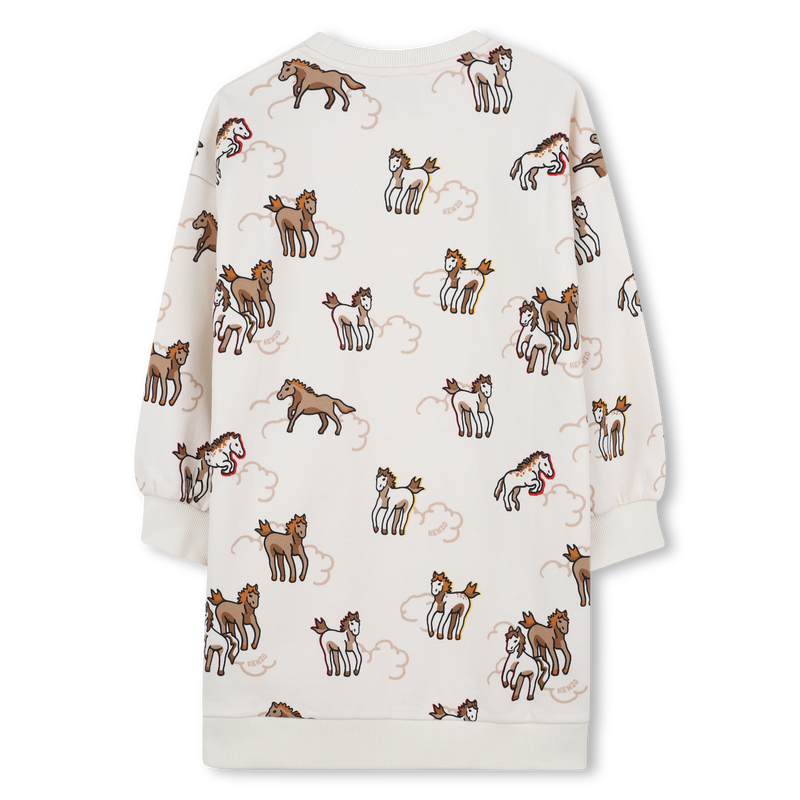 FLEECE KLEID KENZO KIDS 
                        M&Auml;DCHEN