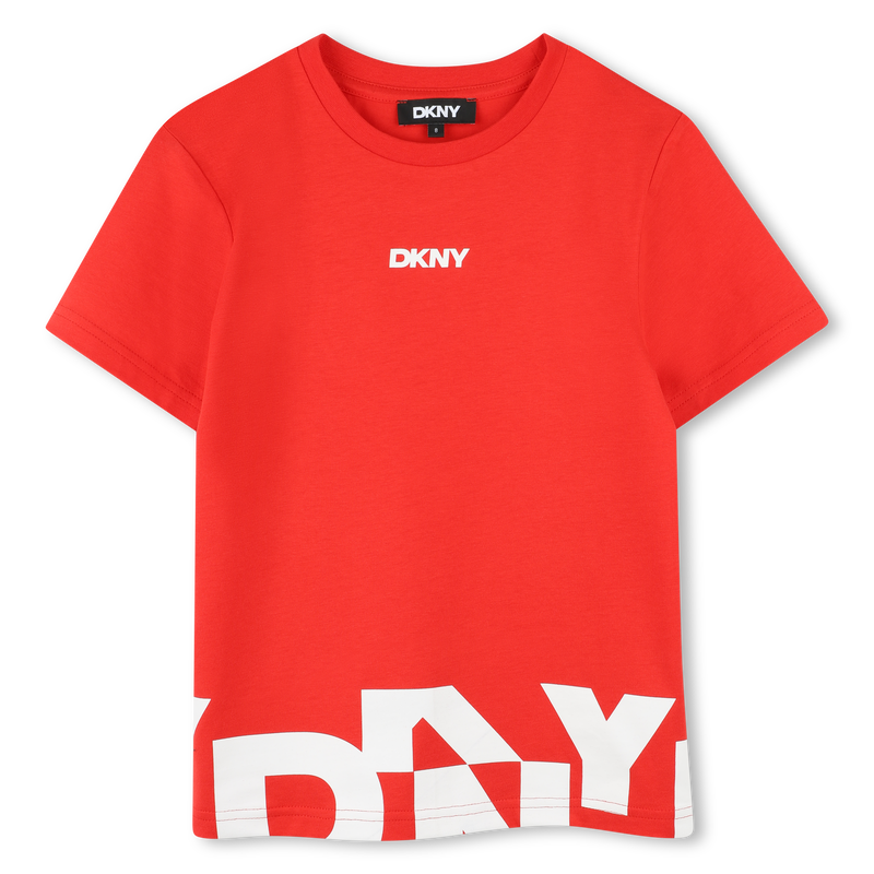 Weites Baumwoll-T-Shirt DKNY 
                        JUNGE