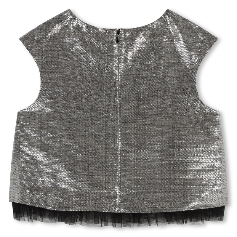 Top mit Rei&szlig;verschluss KARL LAGERFELD KIDS 
                        M&Auml;DCHEN