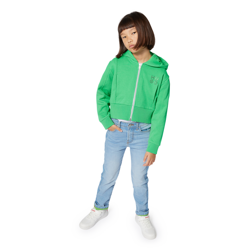 Schn&uuml;rsneaker mit Klett HUGO 
                        JUNGE