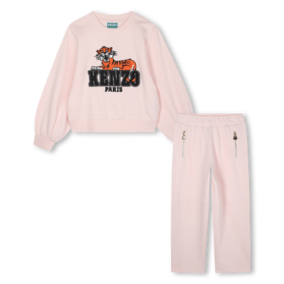 Set aus Sweatshirt und Hose KENZO KIDS M&Auml;DCHEN