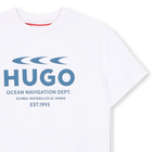 T-Shirt mit kurzen &Auml;rmeln HUGO 
                    JUNGE