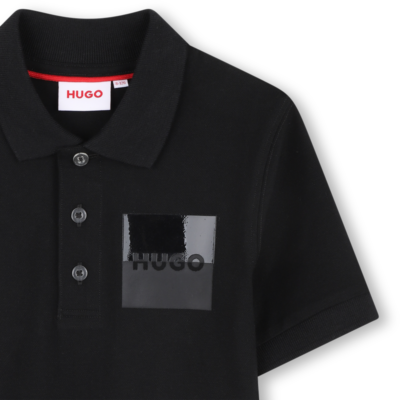 Kurz&auml;rmeliges Poloshirt HUGO 
                        JUNGE