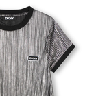 Kurz&auml;rmeliges Plissee-Kleid DKNY 
                    M&Auml;DCHEN