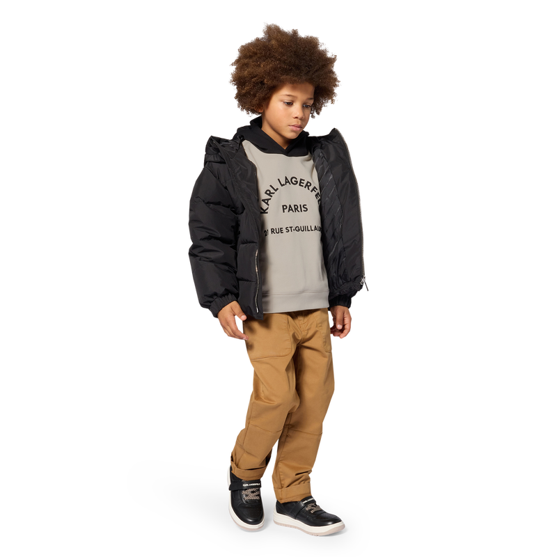 Steppjacke mit Kapuze KARL LAGERFELD KIDS 
                        JUNGE