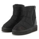 Paillettenbesetzte Stiefelette aus Textil KARL LAGERFELD KIDS 
                    M&Auml;DCHEN