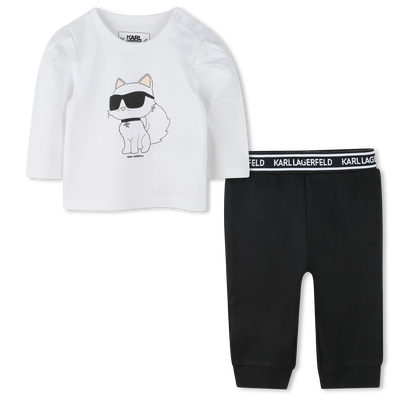 Set mit T-Shirt und Leggings KARL LAGERFELD KIDS M&Auml;DCHEN