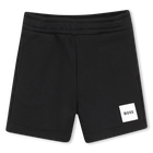 Jogging-bermudashorts, SCHWARZ, hi-res