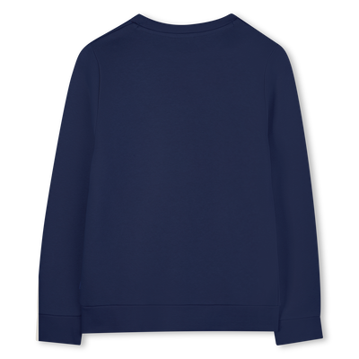 Sweatshirt mit Rundhalsausschnitt BOSS JUNGE