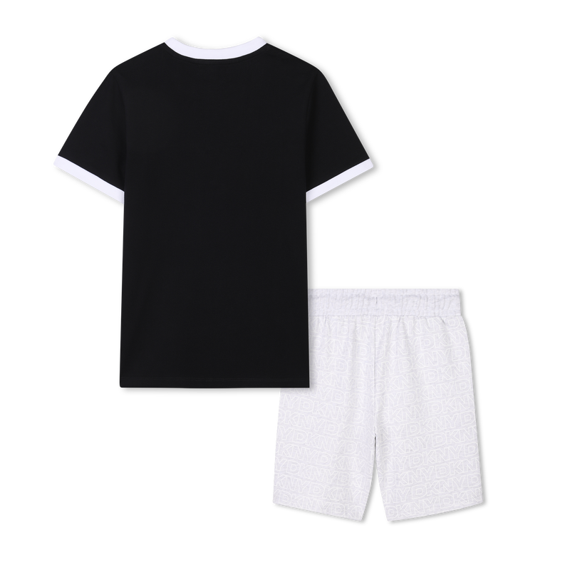 Set mit T-Shirt und Bermudas DKNY 
                        JUNGE