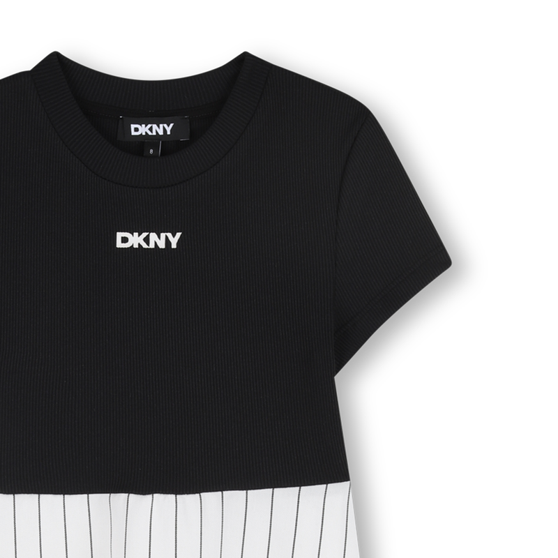 Festkleid aus Materialmix DKNY 
                        M&Auml;DCHEN