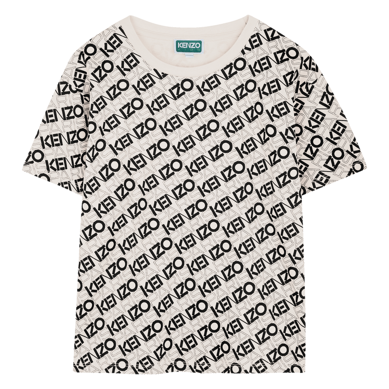 Baumwoll-T-Shirt mit Print KENZO KIDS 
                        JUNGE