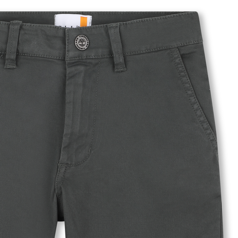 Verstellbare Bermudas aus Twill TIMBERLAND 
                        JUNGE
