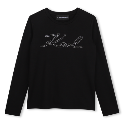 Langarm-T-Shirt KARL LAGERFELD KIDS MÄDCHEN