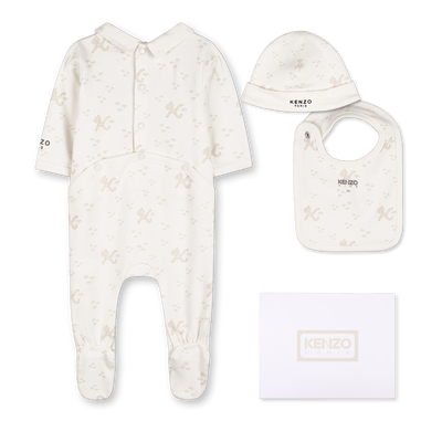 PAJAMA, HUT UND L&Auml;TZCHEN SET KENZO KIDS UNISEX