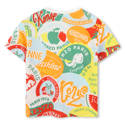 Kurz&auml;rmliges Baumwoll-Shirt KENZO KIDS JUNGE