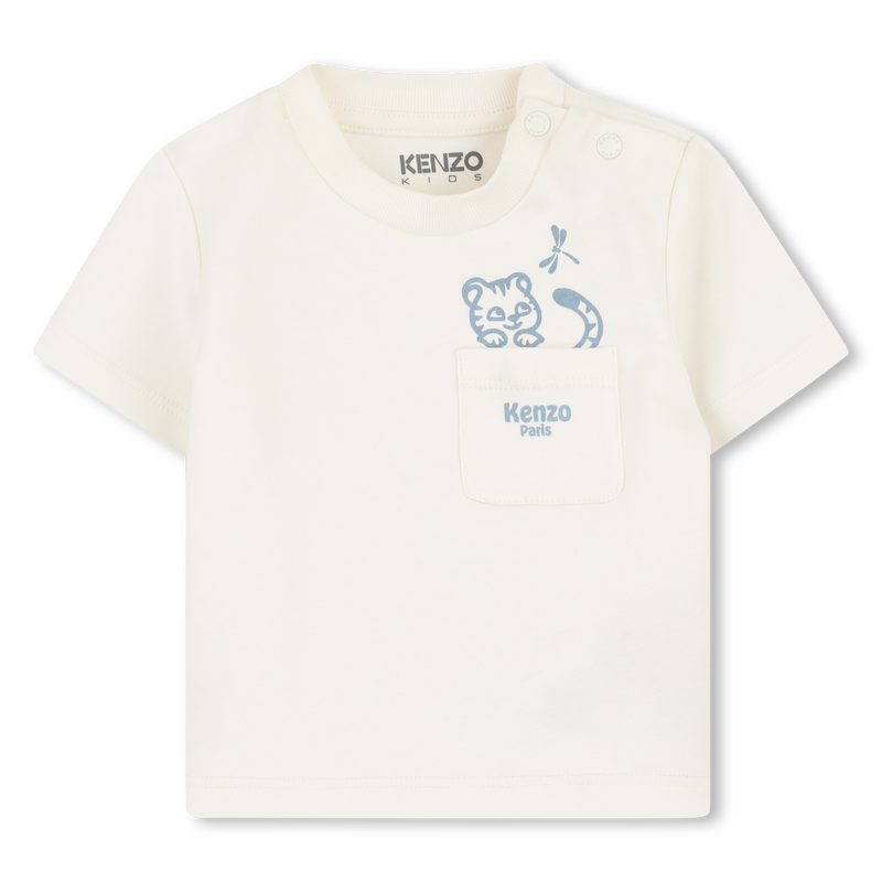 SET AUS T-SHIRT UND OVERALL KENZO KIDS 
                        JUNGE