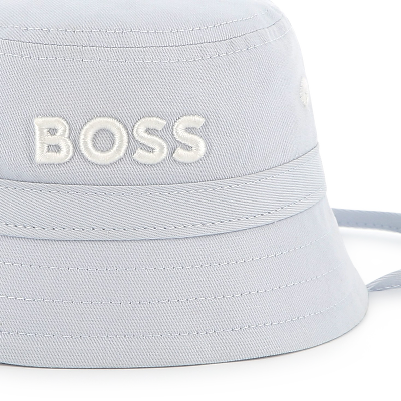 Baumwoll-Sonnenhut mit B&auml;ndern BOSS 
                        JUNGE