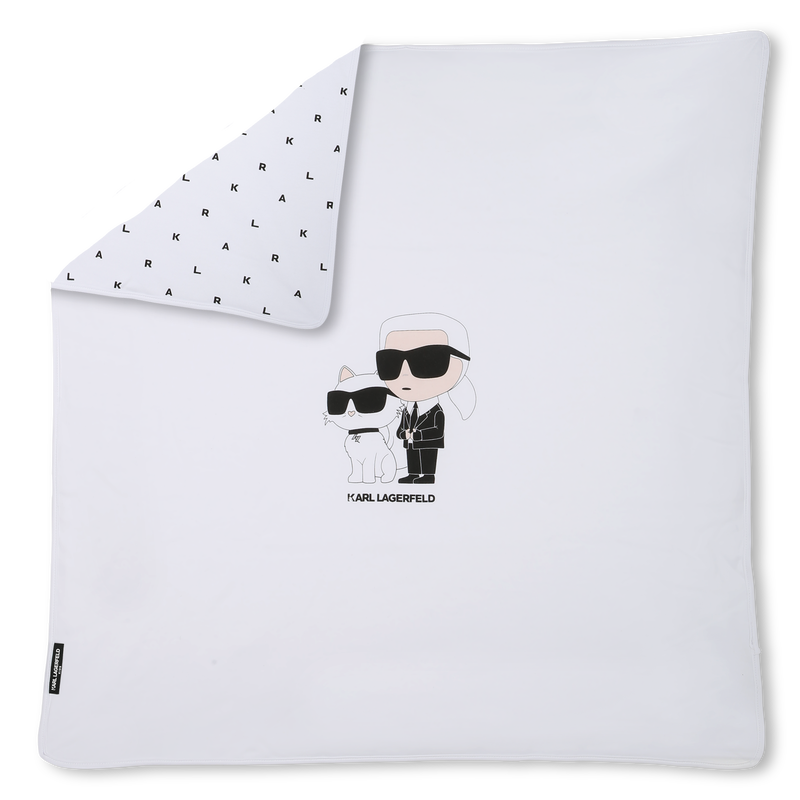 Bedruckte Baumwolldecke KARL LAGERFELD KIDS 
                        UNISEX