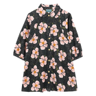 Langes Kleid mit Puff&auml;rmeln KENZO KIDS 
                    M&Auml;DCHEN