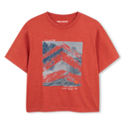 Kurz&auml;rmeliges t-shirt, PFLAUME, hi-res