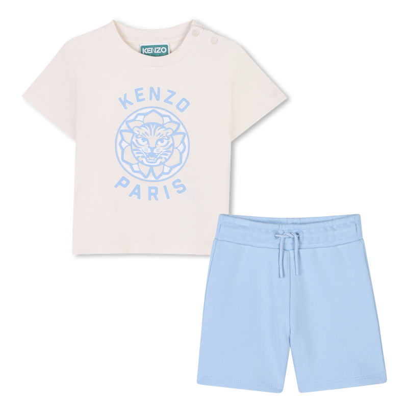 Set aus T-Shirt und Bermuda KENZO KIDS 
                        JUNGE