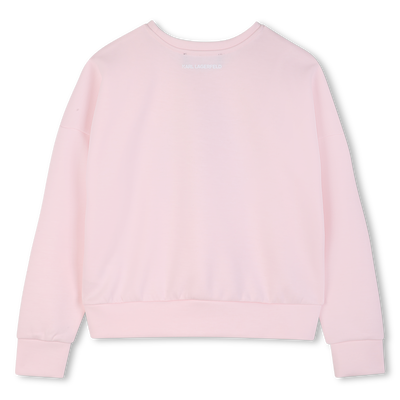 BEDRUCKTES MAXI-SWEATSHIRT KARL LAGERFELD KIDS MÄDCHEN