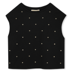 Festliches Baumwoll-T-Shirt, SCHWARZ, hi-res