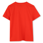 Kurz&auml;rmliges Baumwoll-T-Shirt KENZO KIDS 
                    JUNGE