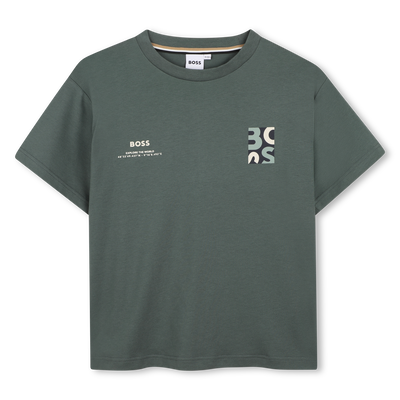 KURZ&Auml;RMELIGES T-SHIRT BOSS JUNGE