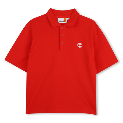 KURZ&Auml;RMELIGES POLOSHIRT MIT LOGO TIMBERLAND JUNGE