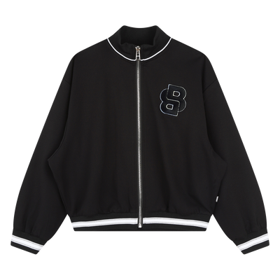 Cardigan mit Stickerei und Streifen BOSS MÄDCHEN