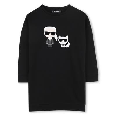 LANGARM KLEID KARL LAGERFELD KIDS M&Auml;DCHEN