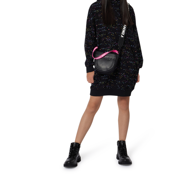 Kleid mit Print und Kapuze DKNY 
                        M&Auml;DCHEN