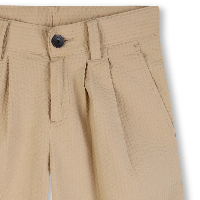 BERMUDASHORTS AUS LEICHTEM GEPR&Auml;GTEM STOFF BOSS 
                        JUNGE