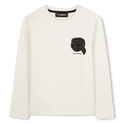 Langarm-T-Shirt KARL LAGERFELD KIDS 
                    JUNGE
