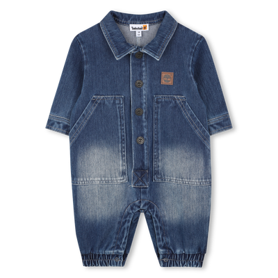 Jumpsuit aus Stretch-Strick aus Denim TIMBERLAND JUNGE